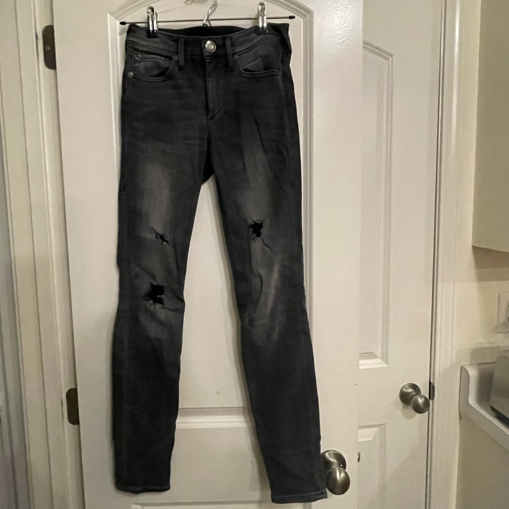 True Religion Gray Skinny Jeans